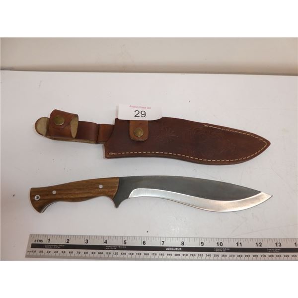 Signed Knife With Sheath