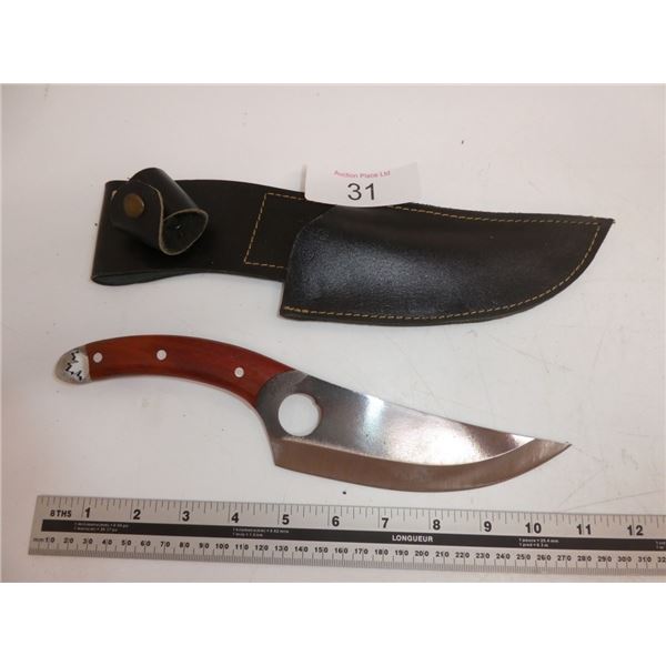 Signed Knife with Sheath