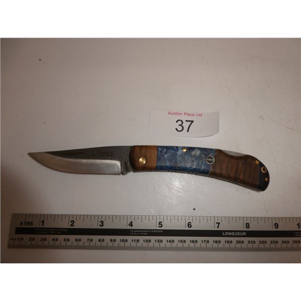 Signed Folding Knife