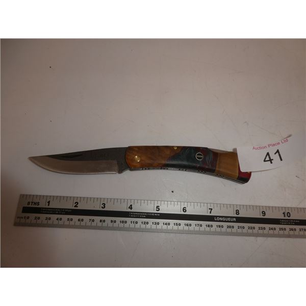 Signed Folding Knife