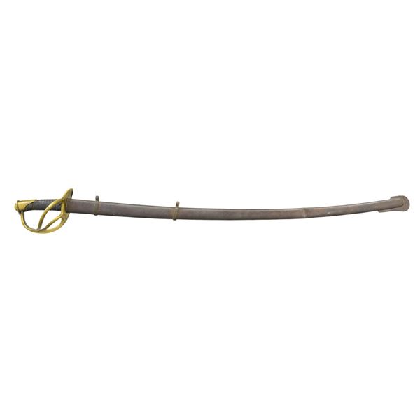 CONFEDERATE DOG RIVER CAVALRY SABER.