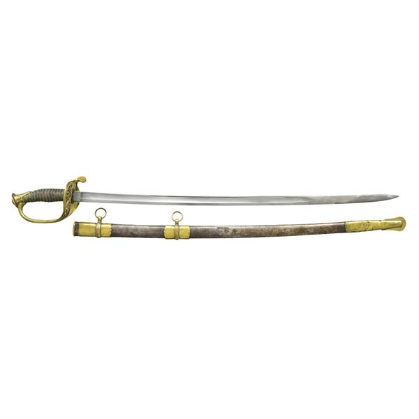 US M1850 FOOT OFFICER’S SWORD.