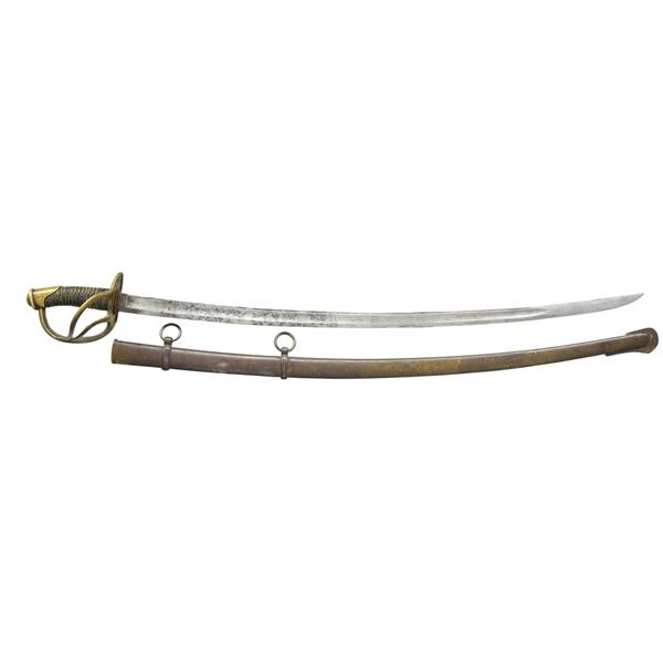 US M1840 IMPORT CAVALRY SABER WITH SPURIOUS