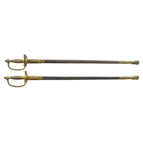 2 US M1840 NCO SWORDS.