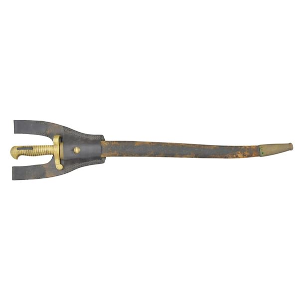 US M1860 SHARPS RIFLE SABER BAYONET.