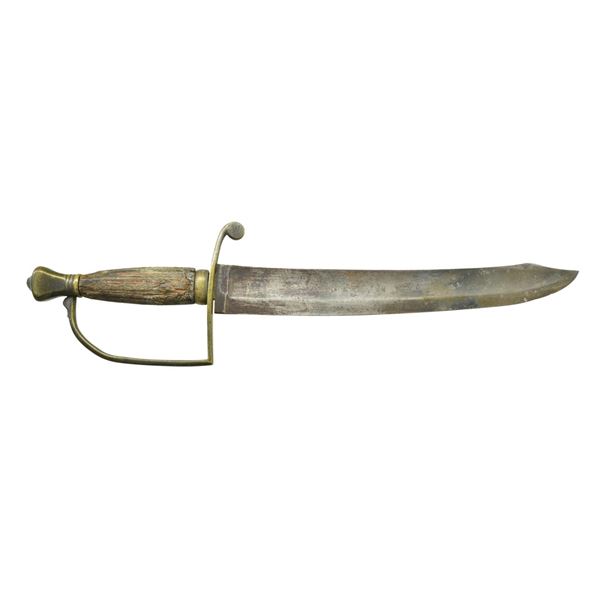 CLIP POINT BOWIE MADE FROM SWORD.