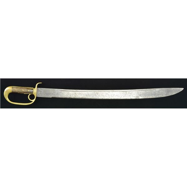 RABONE BROS & CO BRASS FINGER LOOP MACHETE.
