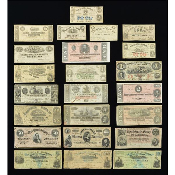 23 CONFEDERATE CENTRAL GOVERNMENT & STATE BANK