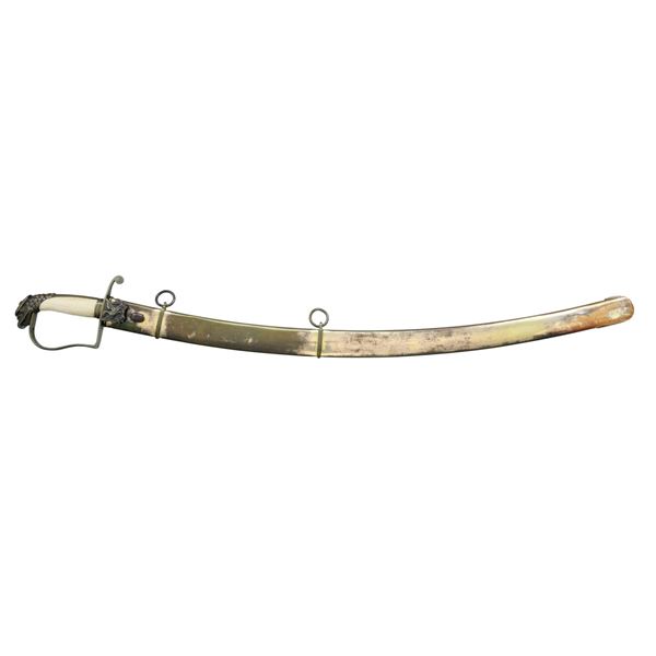 FEDERAL PERIOD EAGLE HEAD MOUNTED OFFICER’S SABER.