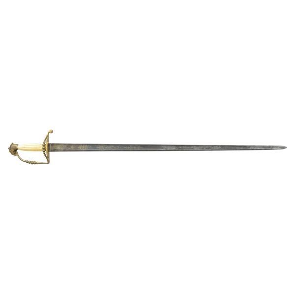 LATE FEDERAL ERA EAGLE HEAD SWORD BY UPSOM.