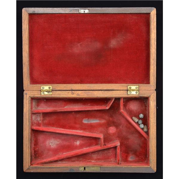 COLT DISPLAY CASE FOR 1855 ROOT REVOLVER.
