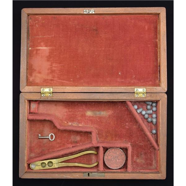 COLT DISPLAY CASE FOR 1849 POCKET REVOLVER.