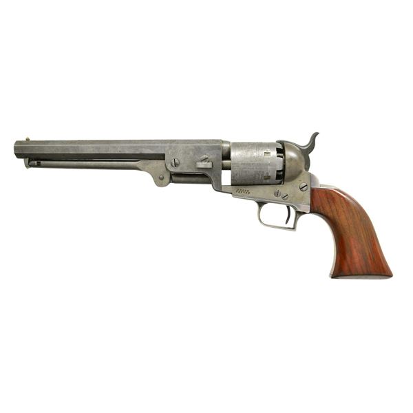 COLT 2ND GEN. 1851 NAVY STEEL REVOLVER.