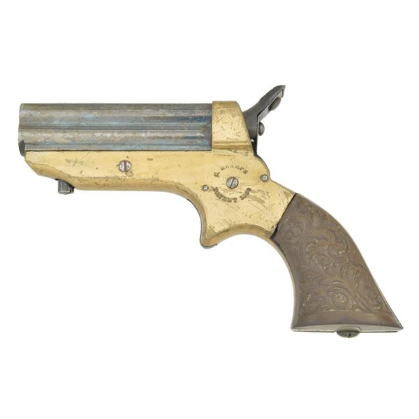 C. SHARPS MODEL 1A DERRINGER PISTOL.