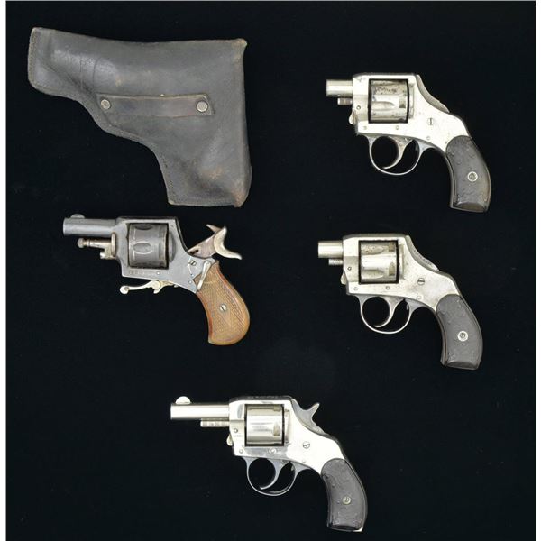 4 REVOLVERS: GERMAN, HARRINGTON & RICHARDSON.