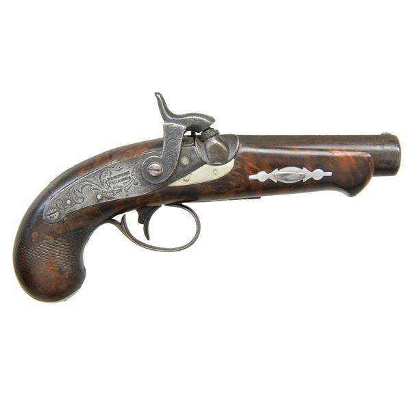 DERINGER PHILADELPHIA STYLE PERCUSSION PISTOL.