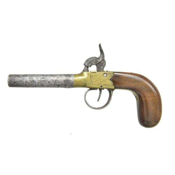 TRYON PHILADELPHIA PERCUSSION SCREW BARREL PISTOL.