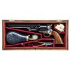 Image 1 : CASED NAVY ARMS 1851 NAVY PERUCSSION REVOLVER.
