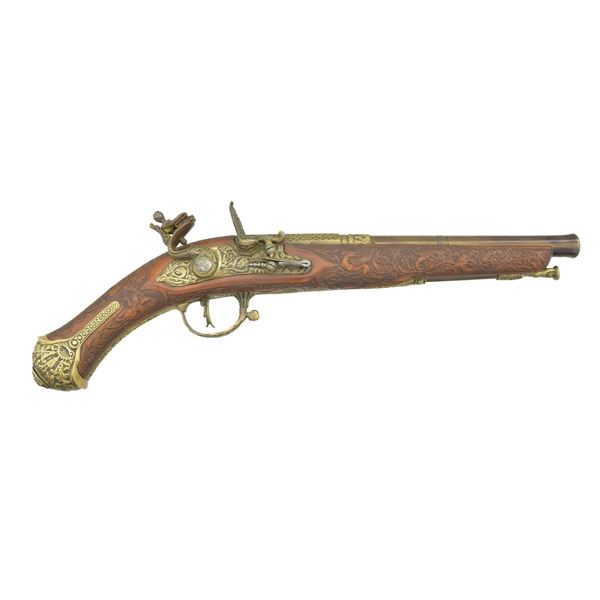 ITALIAN CONTEMPORARY FLINTLOCK PISTOL.