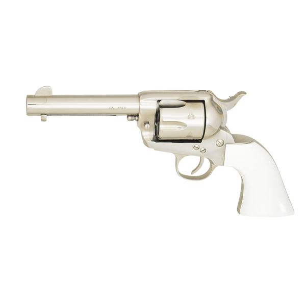 NICKEL PLATED TRADITIONS MODEL 1873 SAA REVOLVER.
