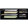Image 1 : 4 US WWII KNIVES & MACHETES.
