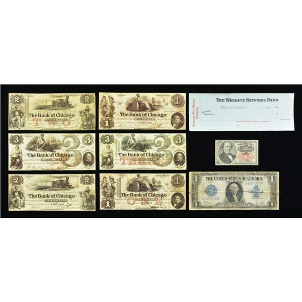 TWO PIECES US CURRENCY AND “HUMMING BIRD MINING