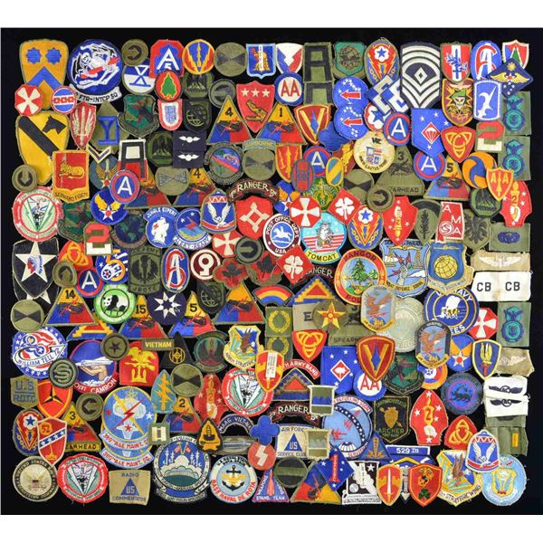 HUGE MILITARY PATCH LOT.