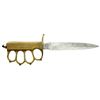 Image 1 : WWI FRENCH MADE M1918 KNUCKLE KNIFE BY AU LION.