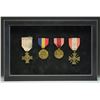 Image 1 : 2 FRENCH & 2 US MEDALS IN CASE.