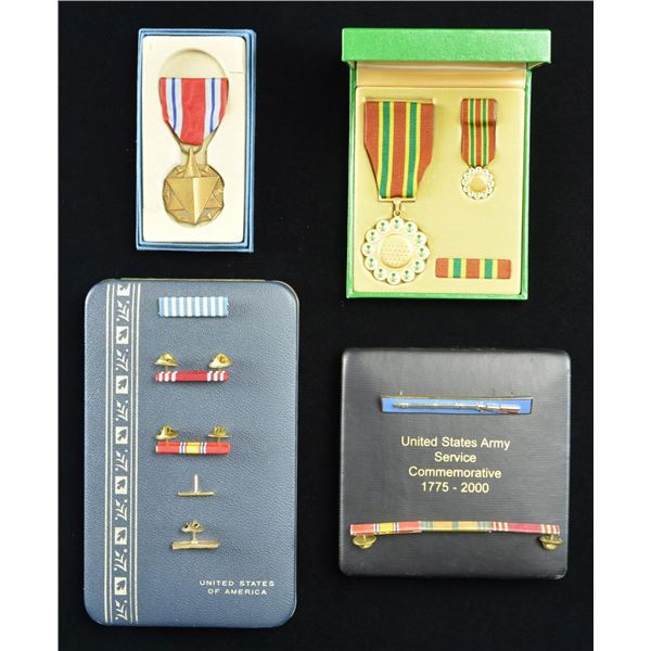 5 BOXES WITH METALS & BARS.