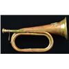 Image 1 : UNMARKED US STYLE BUGLE WITH 7TH CAVALRY INSIGNIA.