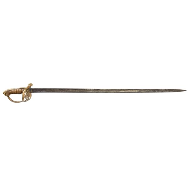 BRITISH PATTERN 1845 INFANTRY OFFICER’S SWORD.