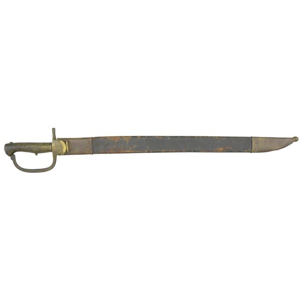BRITISH P1801 BAKER RIFLE BAYONET.