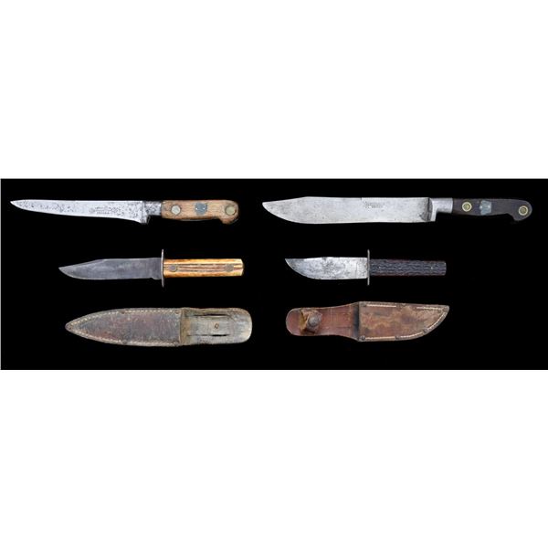 4 KNIVES OF THE 19TH CENTURY.