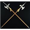 Image 1 : 2 SPANISH REPRODUCTION 16TH CENTURY HALBERDS.