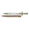 Image 3 : EUROPEAN ARTILLERY SHORT SWORD WITH SCABBARD.