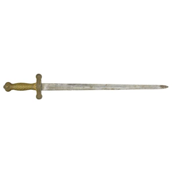 UNMARKED FRENCH STYLE ARTILLERY SHORT SWORD.