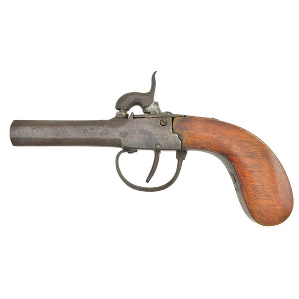 UNMARKED PERCUSSION BOOT PISTOL.
