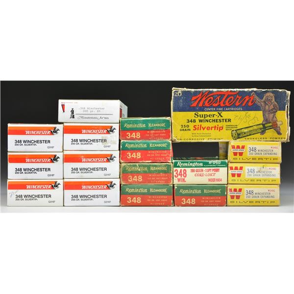 17 BOXES OF 348 WIN. AMMO.