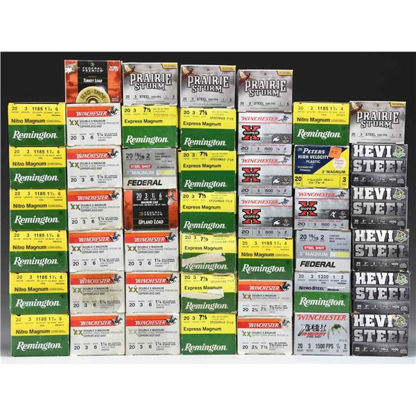 1,150 RDS. (46 BOXES) OF 20 GA., 3" AMMO.