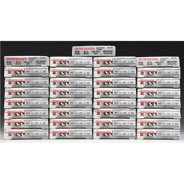 165 RDS. (33 BOXES) WINCHESTER 410, 2 1/2", 000