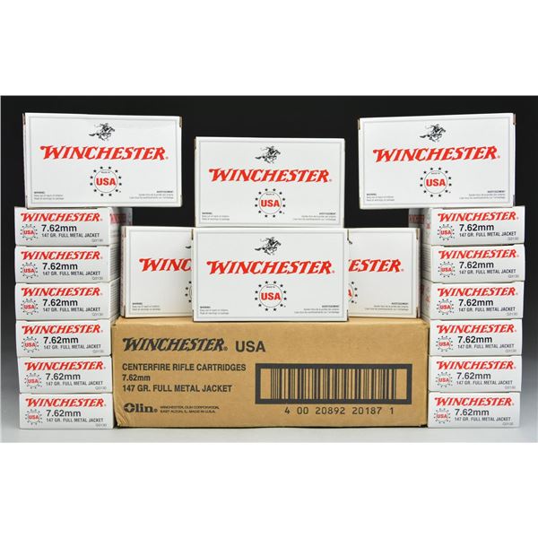 560 RDS. (1 CASE & 18 BOXES) WINCHESTER 7.62 NATO