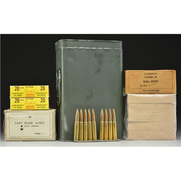 MILITARY & COMMERCIAL AMMO.