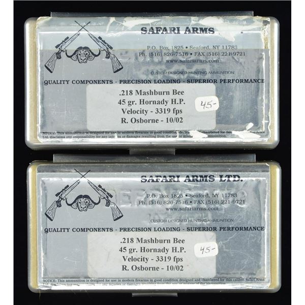 91 RDS. (2 BOXES) OF 218 MASHBURN BEE.