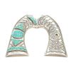 Image 1 : SILVER & TURQUOISE NATIVE AMERICAN SOUTHWEST STYLE