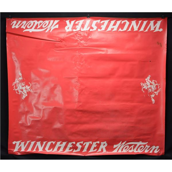 WINCHESTER MAT & 2 BANNERS.