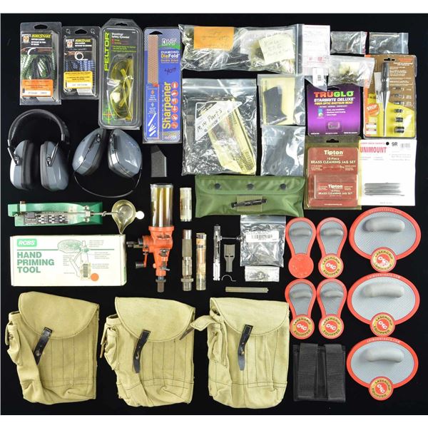 RELOADING, CLEANING & SHOOTING SUPPLIES.