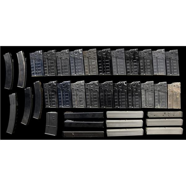 GROUPING OF SMG PARTS, MAGAZINES & ACCESSORIES.