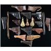 Image 2 : 15 HOLSTERS & 3 POWDER FLASKS.