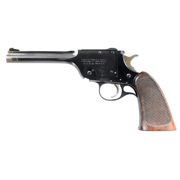 H&R MODEL USRA SINGLE SHOT 195 PISTOL.